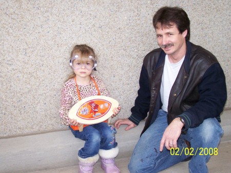 Kaylee & daddy 2008