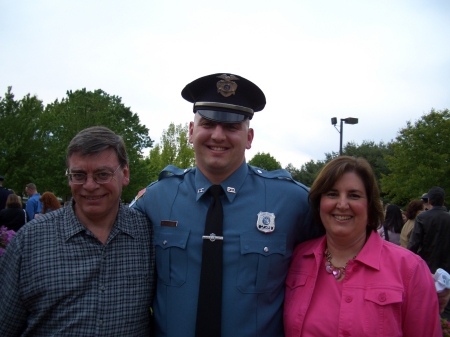 Mark's graduation Police Academy