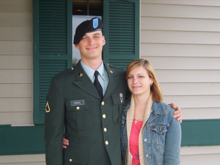 My daughter and son at his graduation Ft. Sill, OK 4/06/07