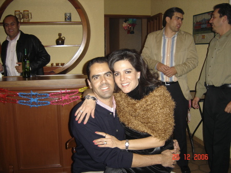 Juan Antonio and me at christmas