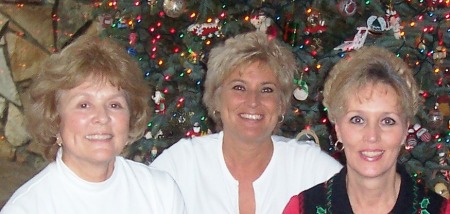 My mom, me and sister Carolyn
