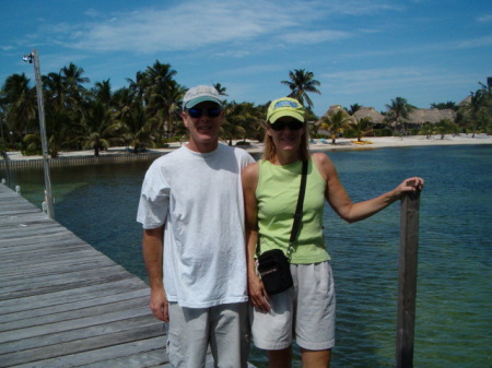 Belize trip with husband