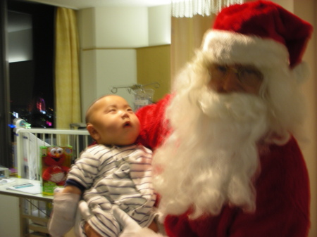 Santa at Children's hospital