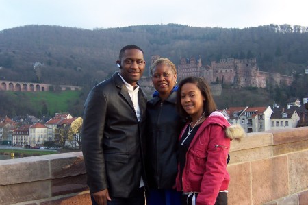 Pat, me & Tina at Heilburg Bridge n Germany