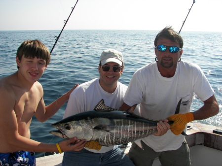 Deep Sea fishing for Tuna.