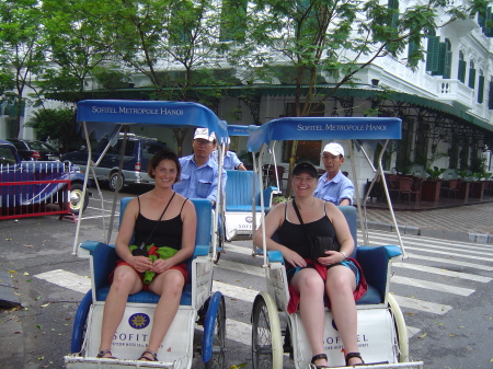 Marianne and Julie in Vietnam 2007
