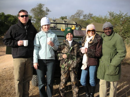 Our Safari Group, that's me with pigtails!