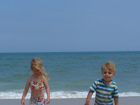 My little ones at Assateague Island