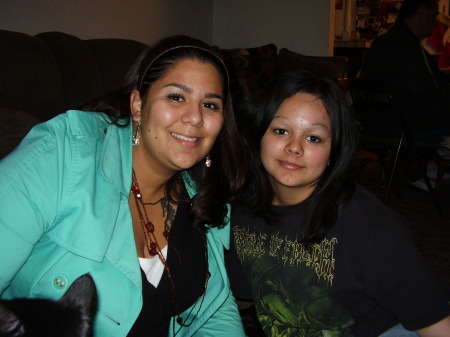 My daughters Patricia and Gabrielle Dec 2006