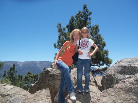 Hiking in Big Bear with my daughter, Marissa.