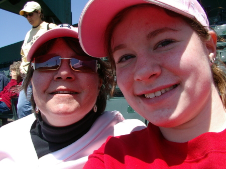 Me and Ashley Fenway Mothers Day game 2007