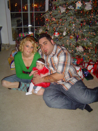 My oldest son Scott Fritz and fiance Sylvia with my first granddaughter Eliza Jane born 11-4-06