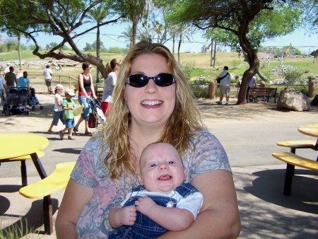 My precious Hayden's 1st trip to the zoo