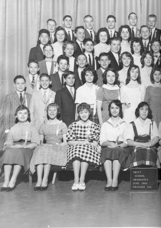 Graduating Class of 1960 (left side of photo)