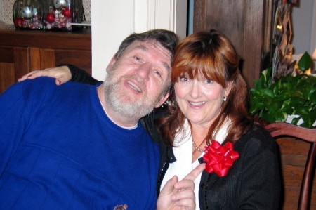 Christmas, '06, with my new husband of 2 years, Tom.