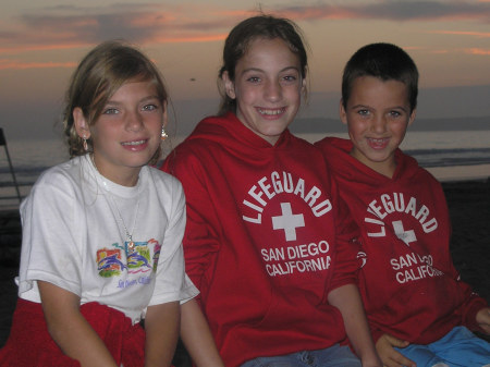 Kylee, Katey & Jackson in San Diego