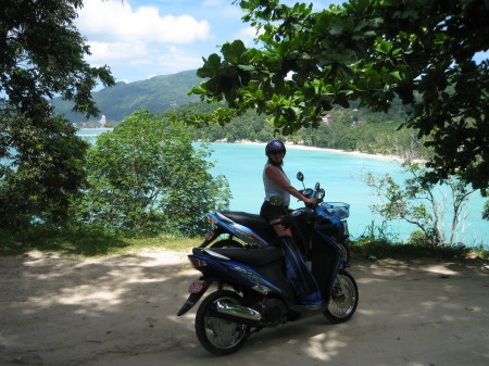 Scooter Riding in Thailand