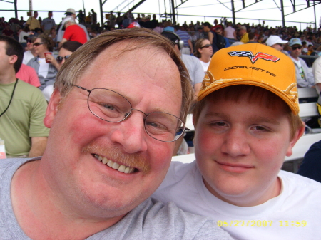 Me and my son at the 2007 Indy 500