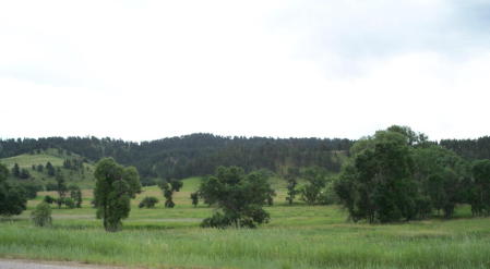 Highway 36 from Hermosa to Custer State Park