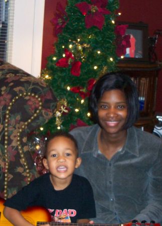 Oldest daughter and grandson