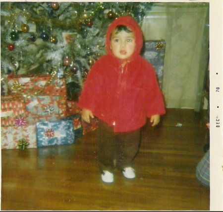 Me as a wee kid, think Christmas 71'