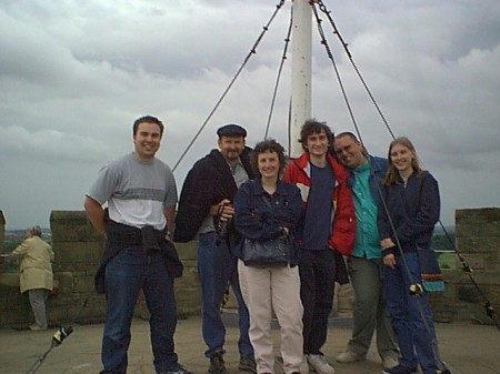 On top of Warwick Castle, England