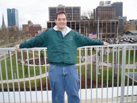 Me on the roof of the Library.