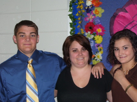 My kids and I at their middle school promotion.