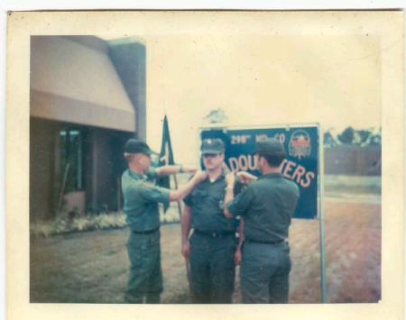 My lateral promotion to Corporal, 1979