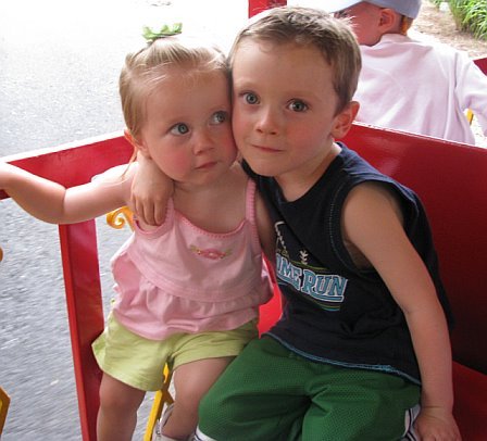 Kyle and Katy Hershey Park 2008