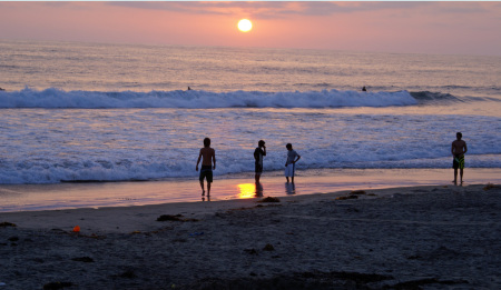 Moonlight Beach Sunset