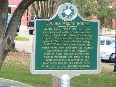Eudora Welty home and museum, Jackson, MS.