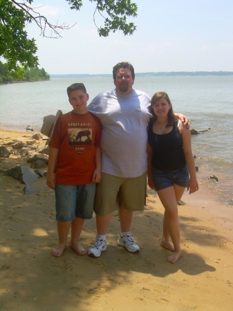 us on the James river,James Town Verginia,June 2007