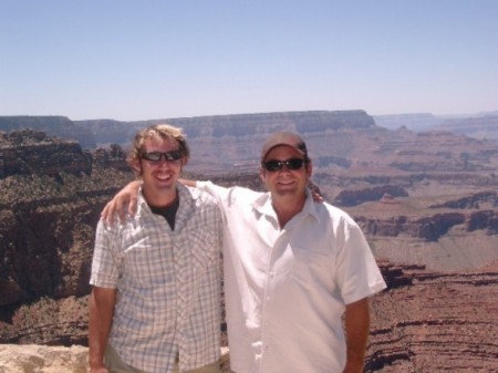 My son Ryan and I at the Grand Canyon