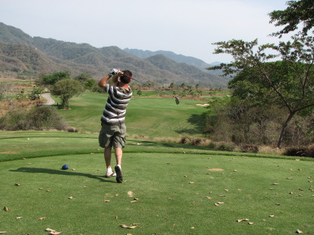 Golfing in Mexico