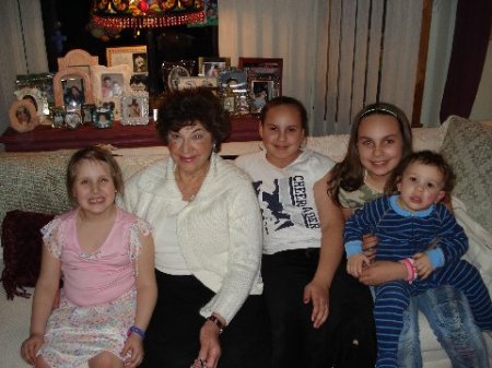 My Mom and some of her Great Grandkids
