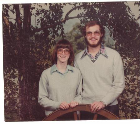 Mike and Cathy in 1977