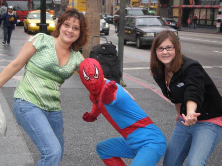 Hanging with Spidey....