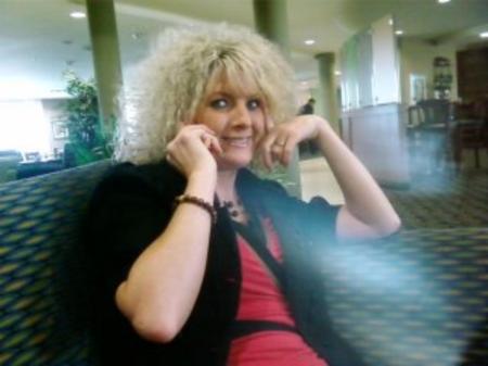 Me waiting in the lobby in Boise 3/08
