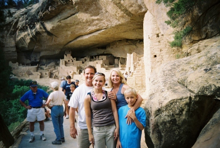 Family at Mesa Verde - July 2006