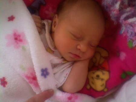 My beautiful new Grandaughter