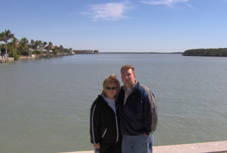 My husband and I in Florida