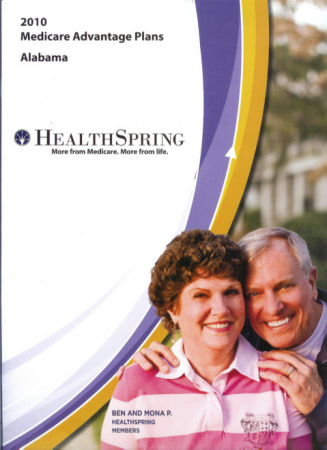 My wife and I, as models for Healthspring Ins.