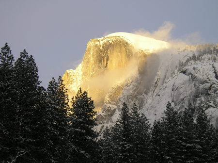 A Half-Dome of gold