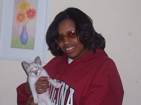 me and my kitty diamond