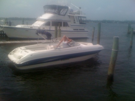 Our boat in Gulf Shores, AL Summer '09