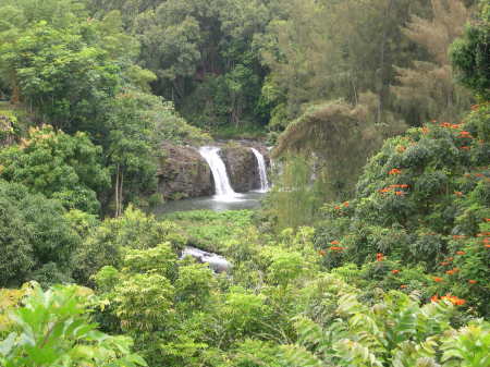 waterfall on Kauai