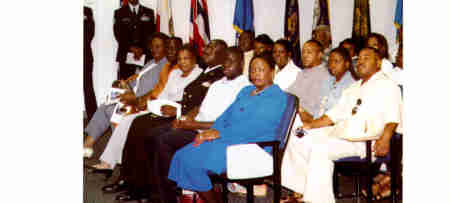 Family at my retirement ceremony