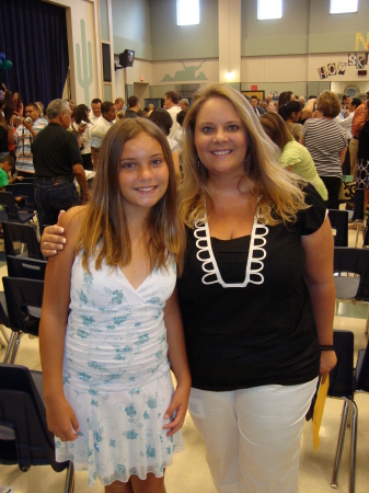 Valerie and me at her 5th grade graduation
