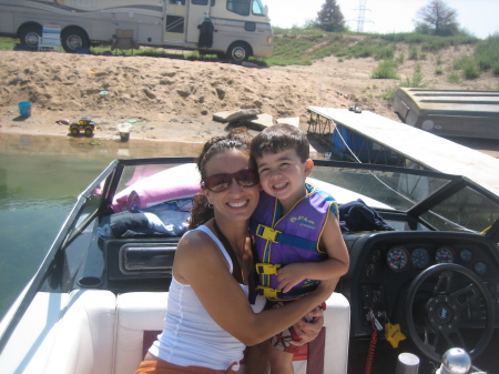 Julie and Mithchell at the Lake